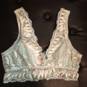 Aerie lace bralette- Teal
